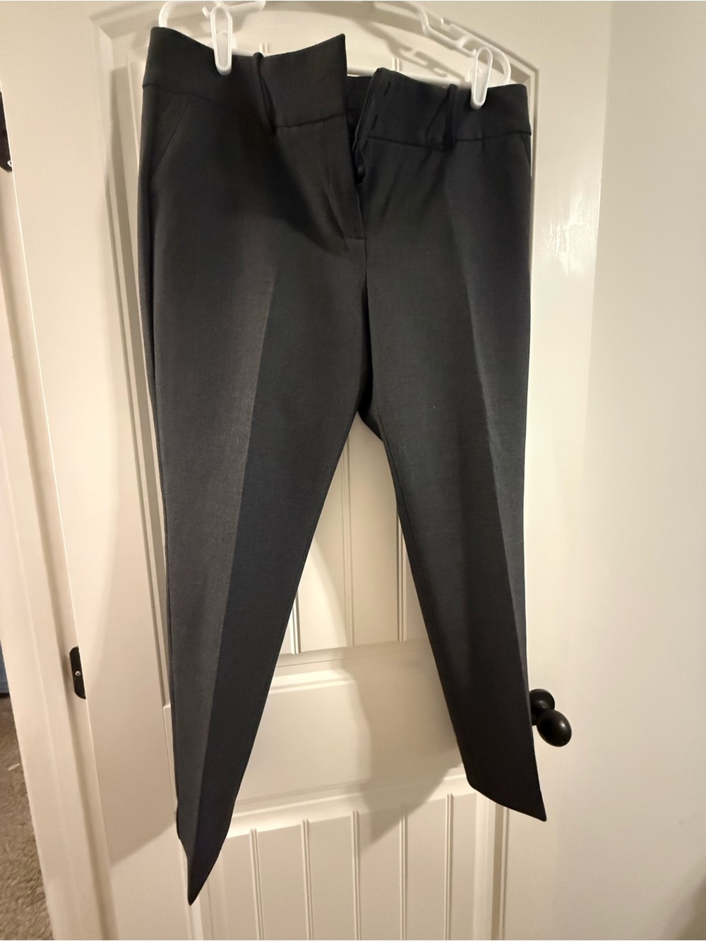 Ann Taylor Black Slim Tailored Trousers